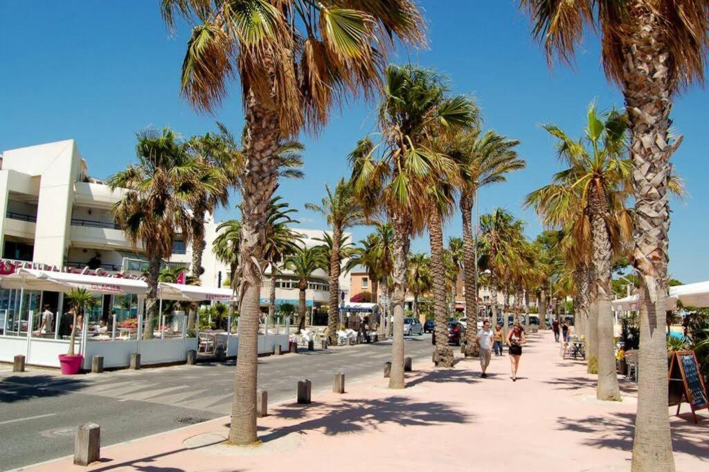 Blue Summer Vibes Mini Studio For Two, Ac, Parking, Beach At 50M, Spa Access -2 La Ciotat Luaran gambar